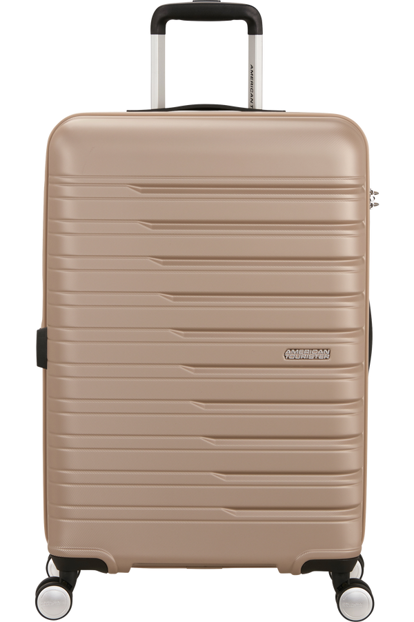 American Tourister Flashline Spinner 67/24 EXP TSA  Ivory Gold