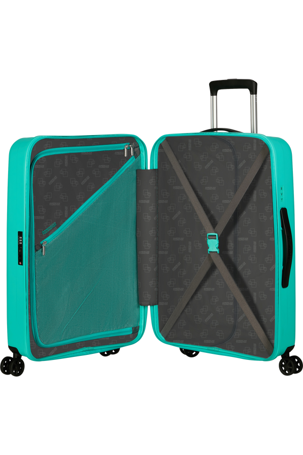American Tourister Rejoy Spinner 68/25 Tsa 68cm  Aquatic Awe American Tourister Rejoy Spinner 68/25 Tsa 68cm  Aquatic Awe