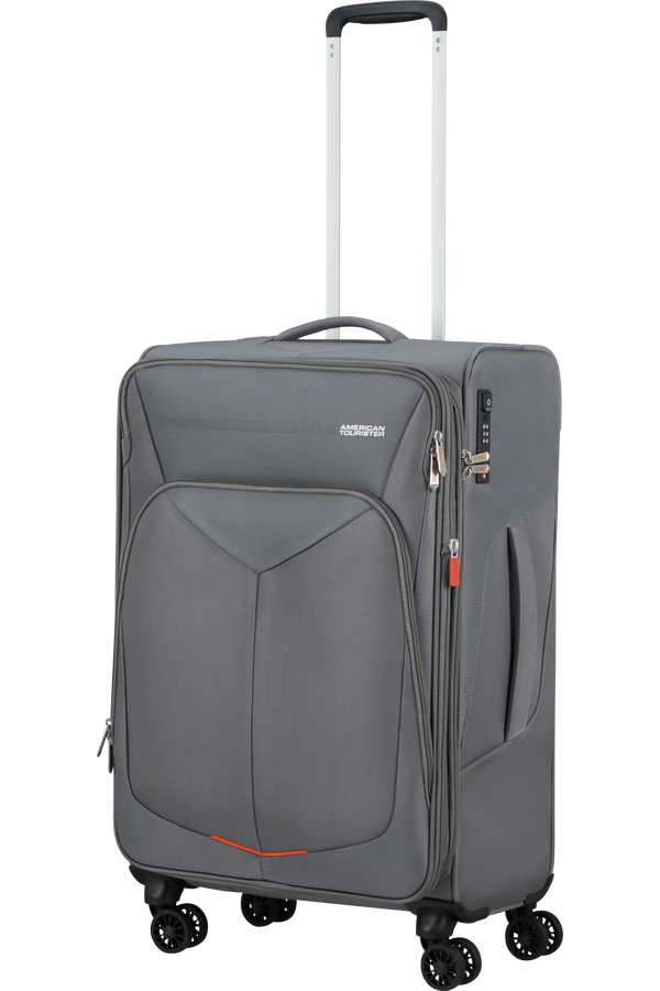 American Tourister Summerfunk Spinner Exp TSA 67cm  Titanium Grey American Tourister Summerfunk Spinner Exp TSA 67cm  Titanium Grey